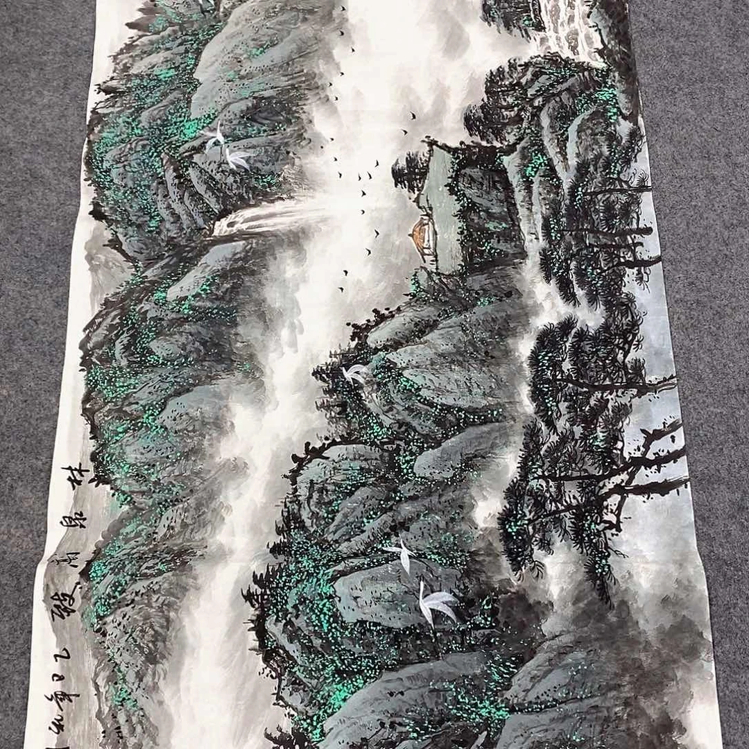 国画国画手绘作品