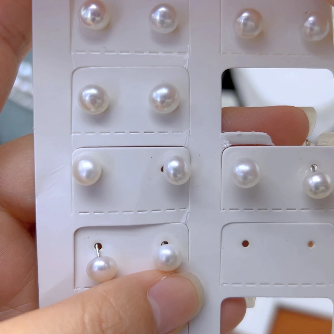 银S925镶嵌淡水珍珠珍珠