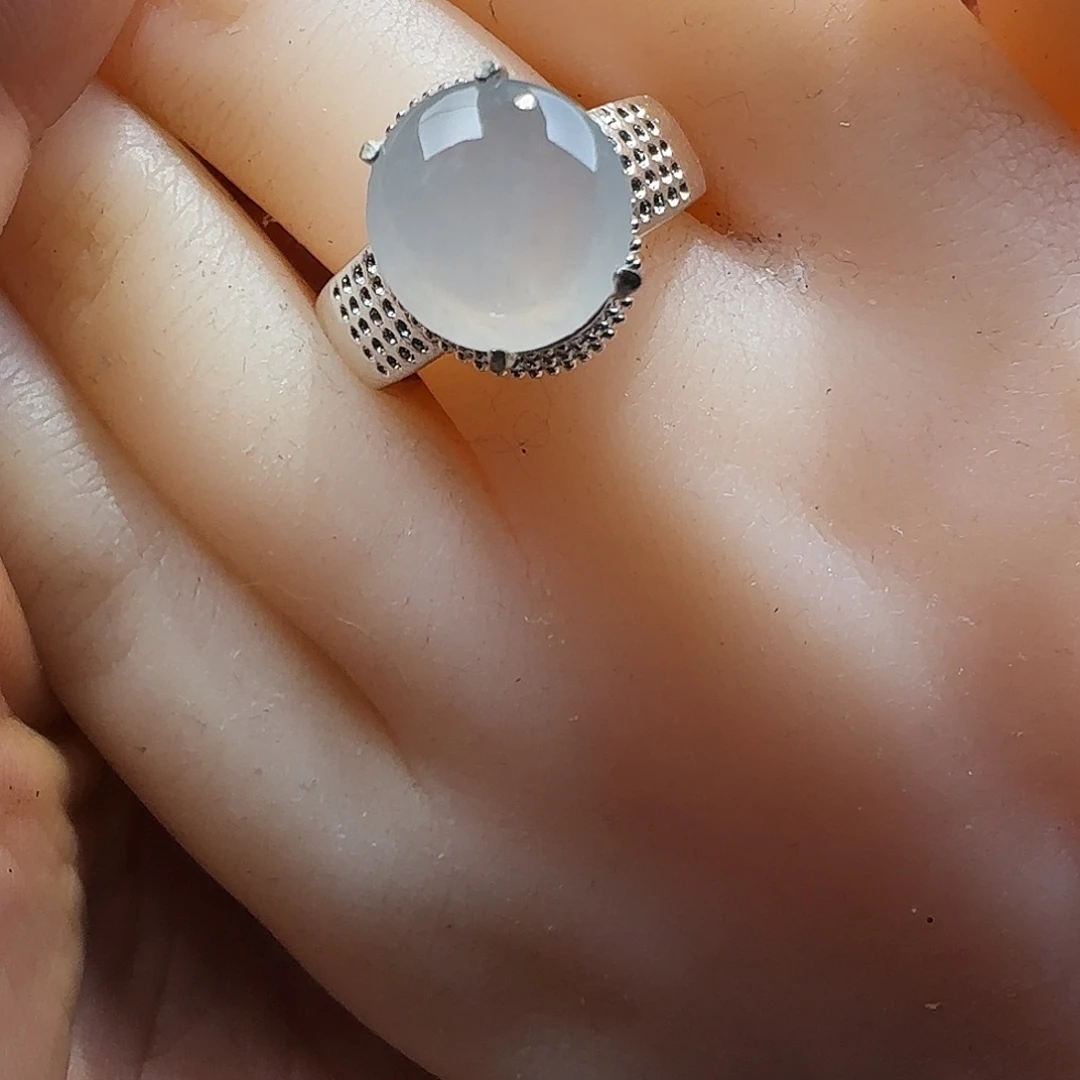 翡翠未镶嵌戒指天然缅甸87