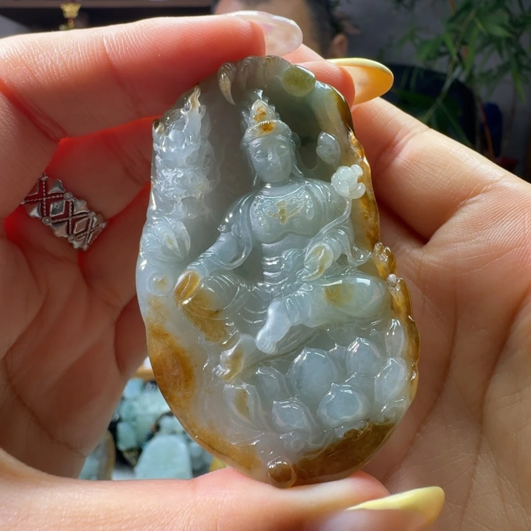 定制翡翠未镶嵌观音