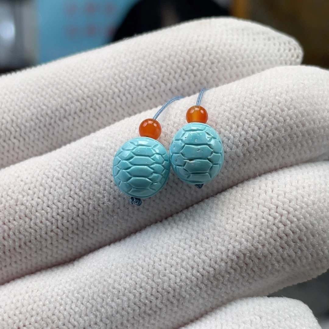 绿松石未镶嵌挂件