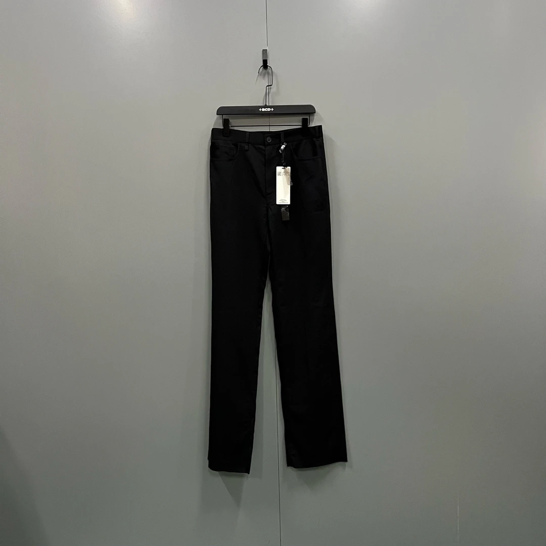 未使用 Balenciaga/巴黎世家 ab928 102864 黑色中腰牛仔裤 44码