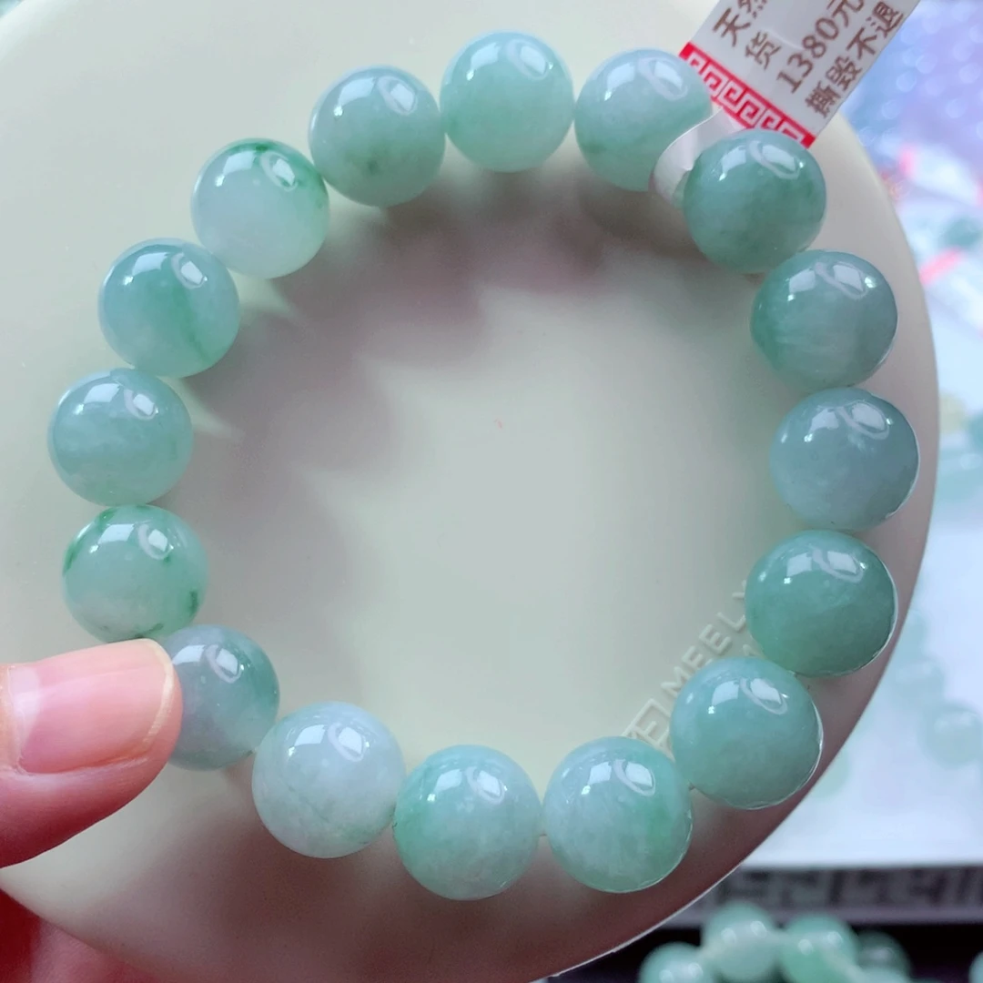 翡翠未镶嵌手链卡13