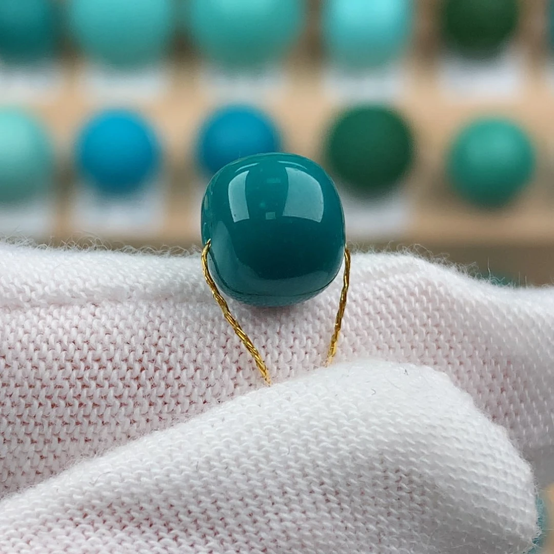 绿松石足金镶嵌配饰配饰8.5