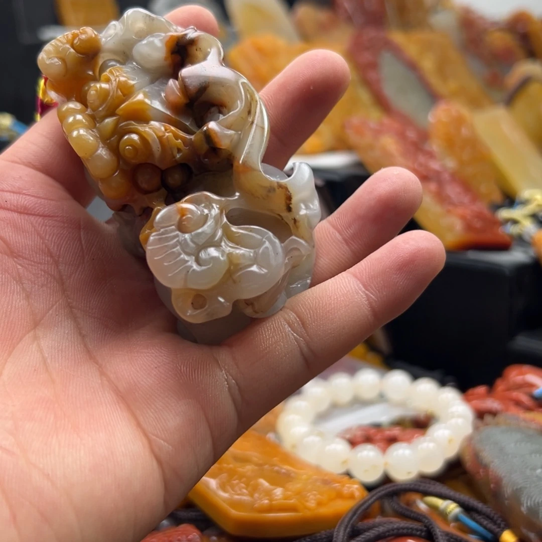石英质玉（黄龙玉）未镶嵌多选一发货