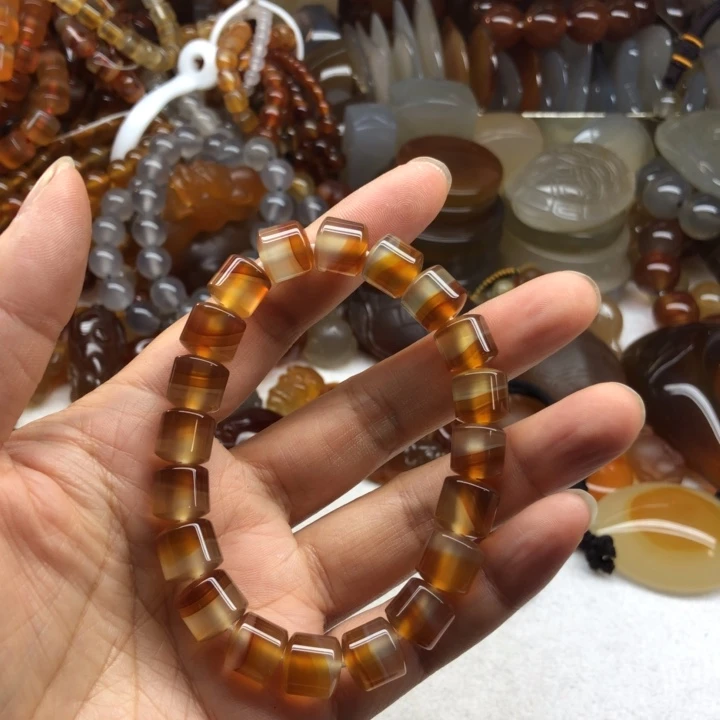 用***1玛瑙/玉髓手链未镶嵌