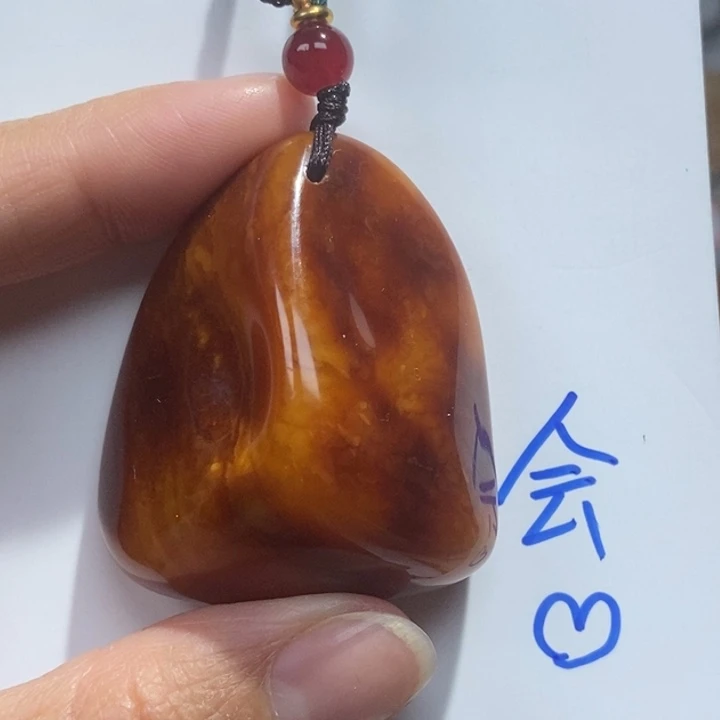 定制琥珀未镶嵌琥珀蜜蜡吊坠