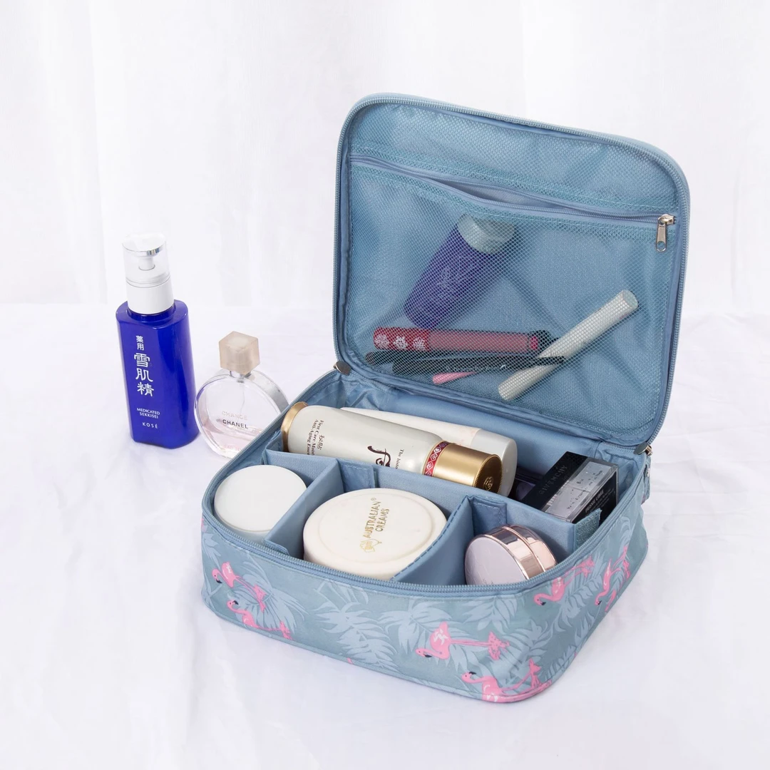 新疆包邮新款旅行化妆包高级大容量高颜值混批风收纳袋便携简约
