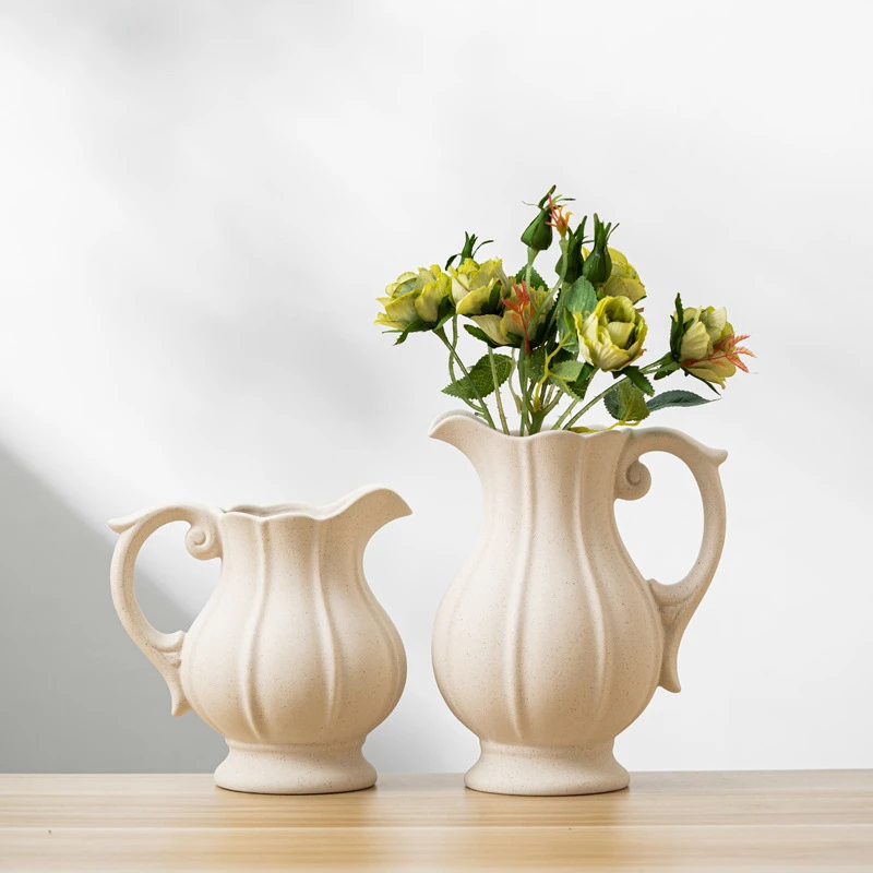 欧式简约陶瓷花瓶水壶两用工艺品装饰摆件批发送礼佳品