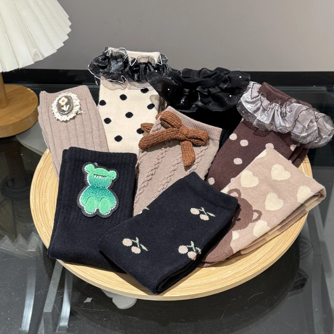 雏奇实体高品质  早秋精品卡通袜