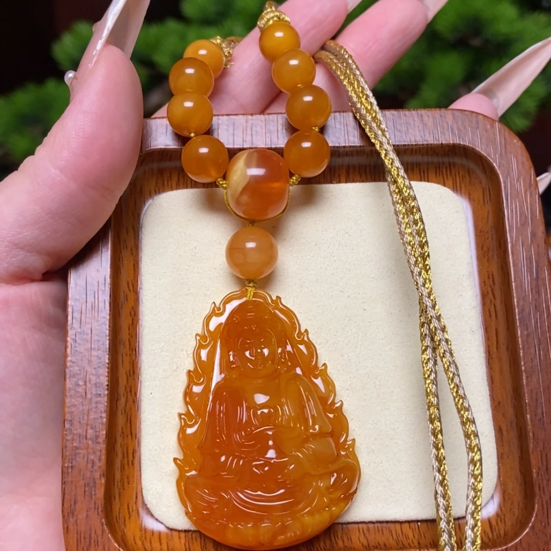 【闪购商品】蜜蜡颈饰未镶嵌项链