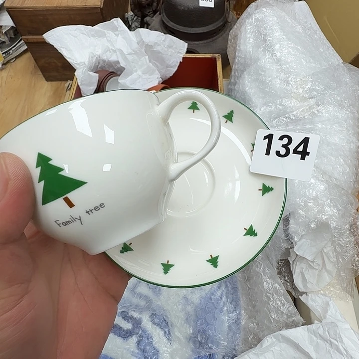瓷片工艺品摆件瓷器摆件正能量