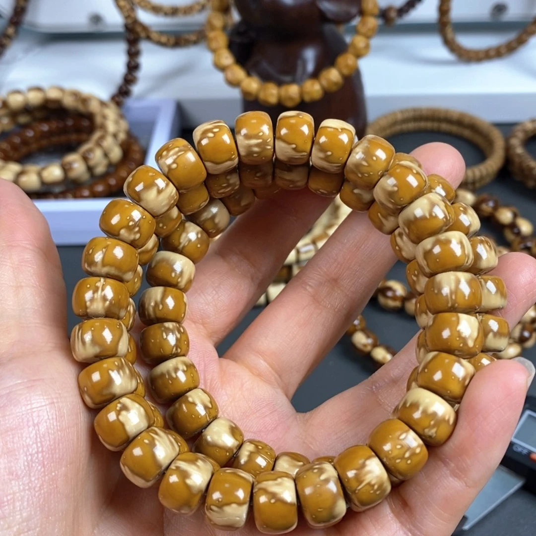 紫金鼠吊坠紫金鼠实心福利花皮道珠