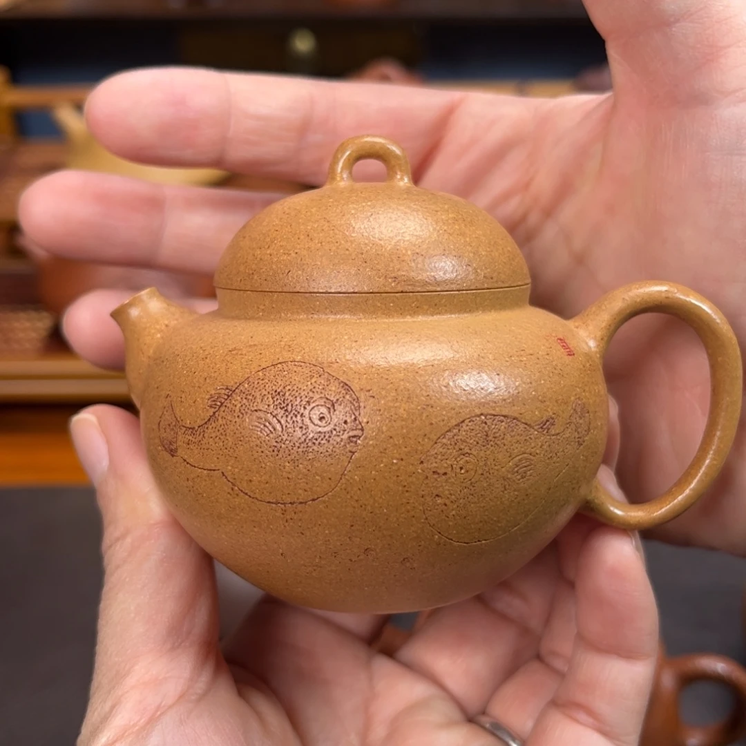 易***采紫砂茶壶宜兴紫砂壶半手工制作