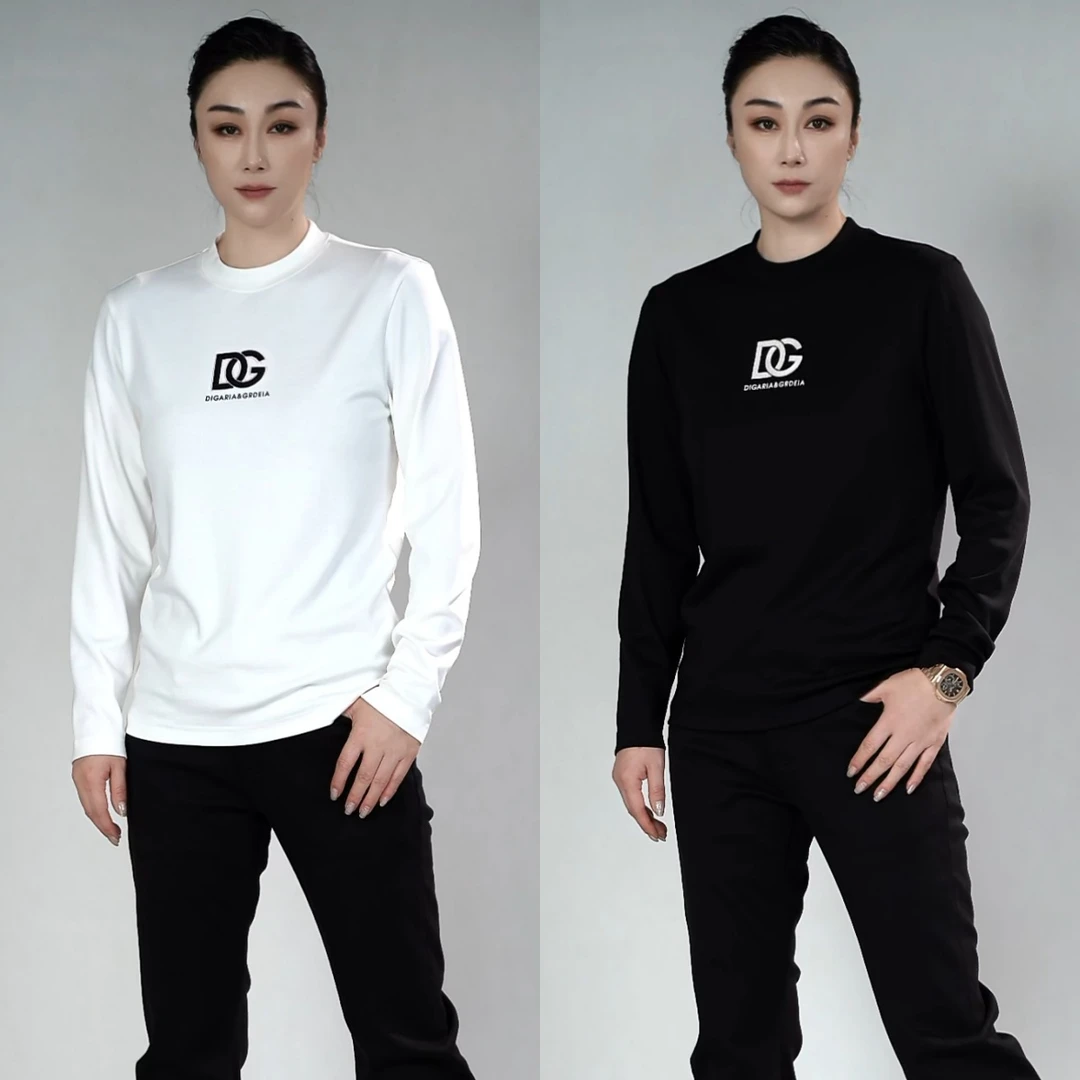 DG迪噶雅男士棉衫K181秋季款男士时尚休闲长袖T恤