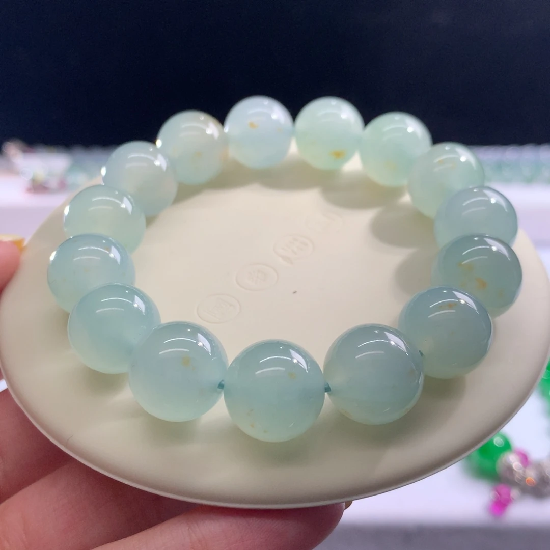 翡翠未镶嵌手链天然翡翠