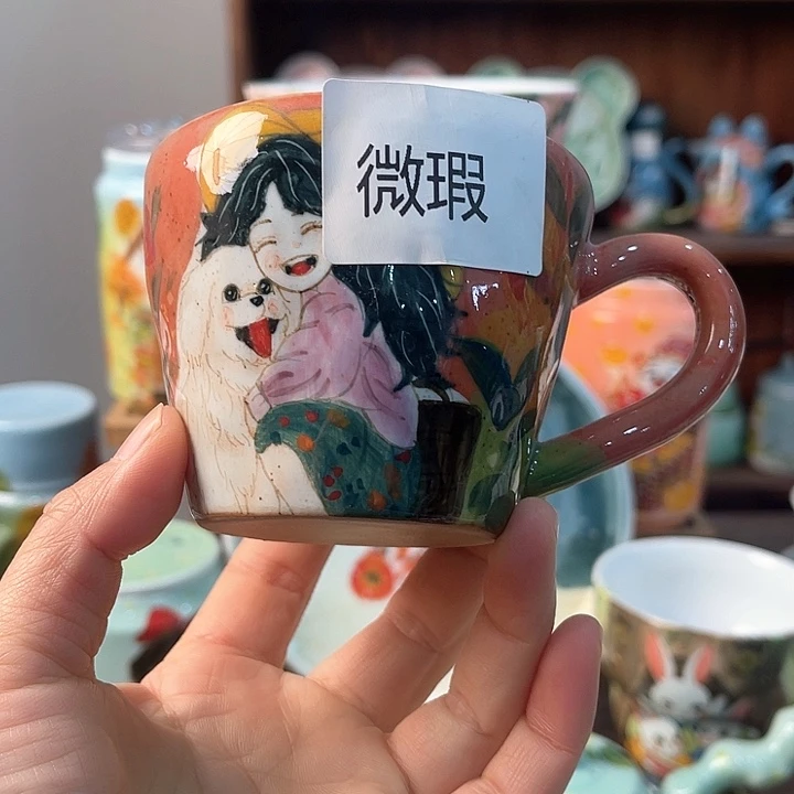 陶景德镇釉下手绘陶瓷
