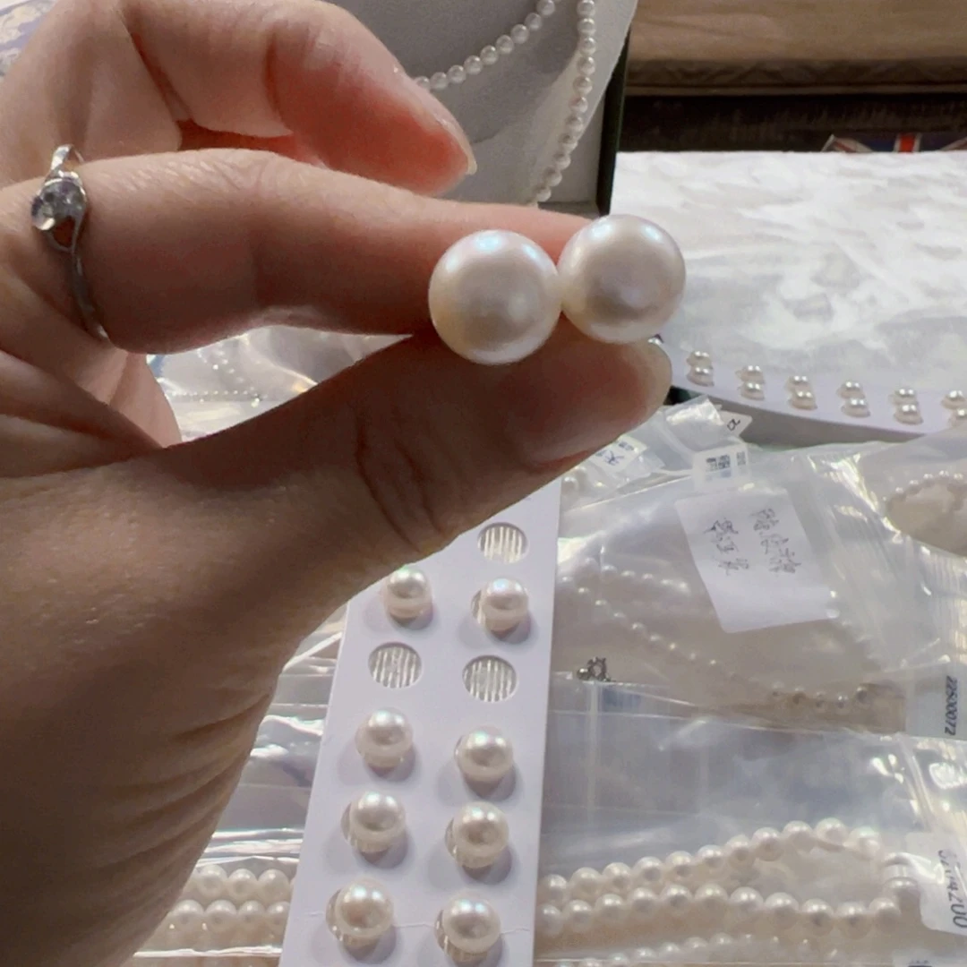 淡水珍珠手绳银S925镶嵌