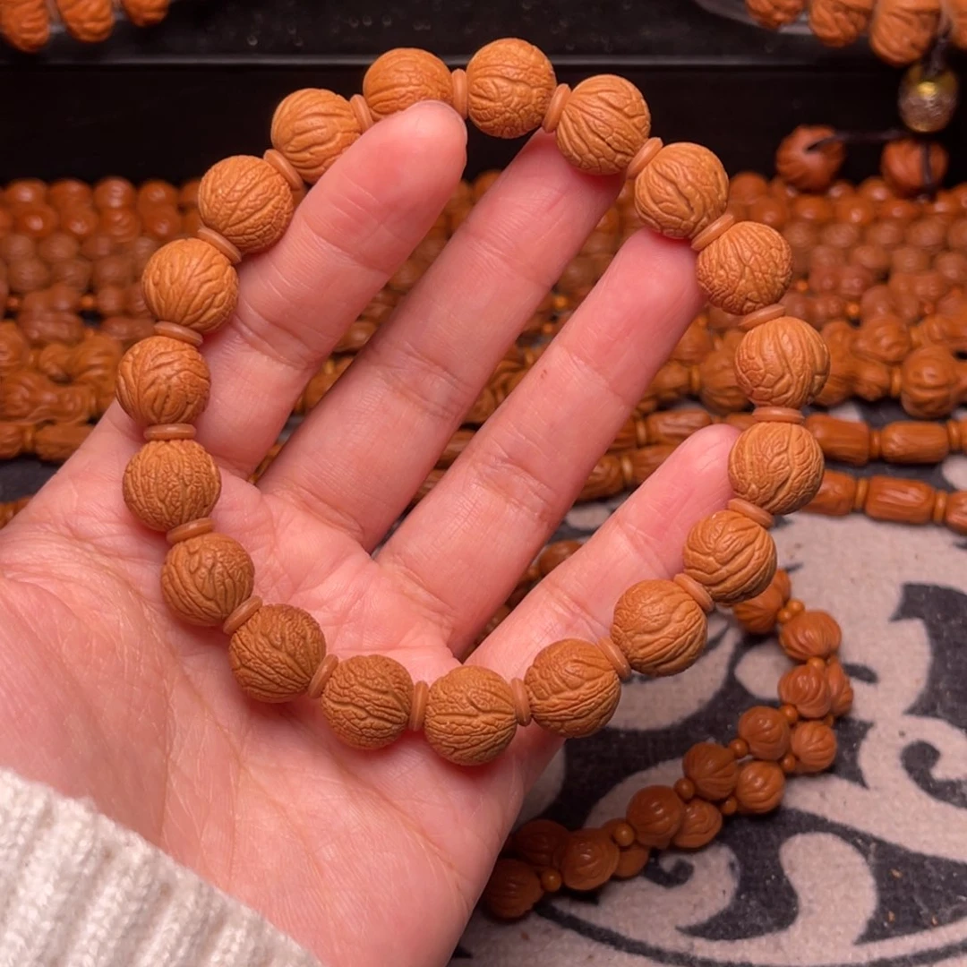 手串桃核龙纹甲骨12