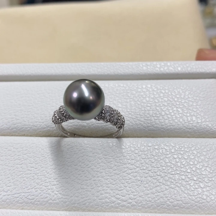 银S925镶嵌戒圈海水珍珠，链接9
