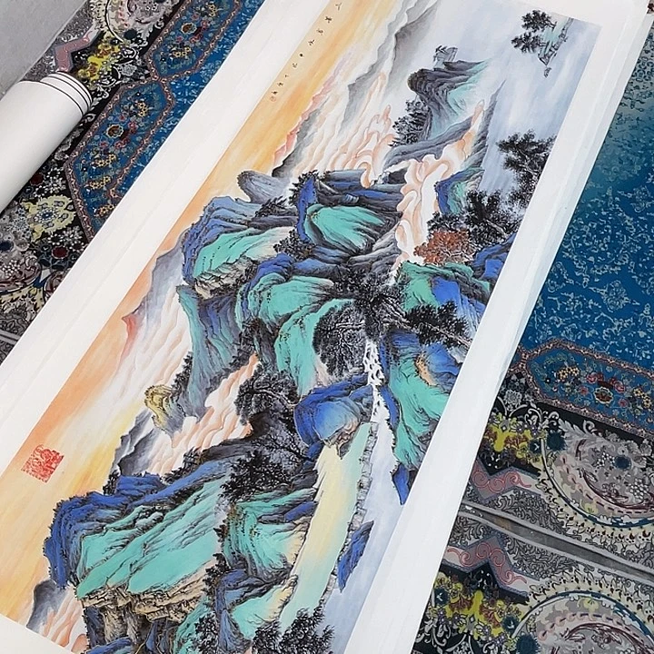 国画书画描金拓染金石传拓手写