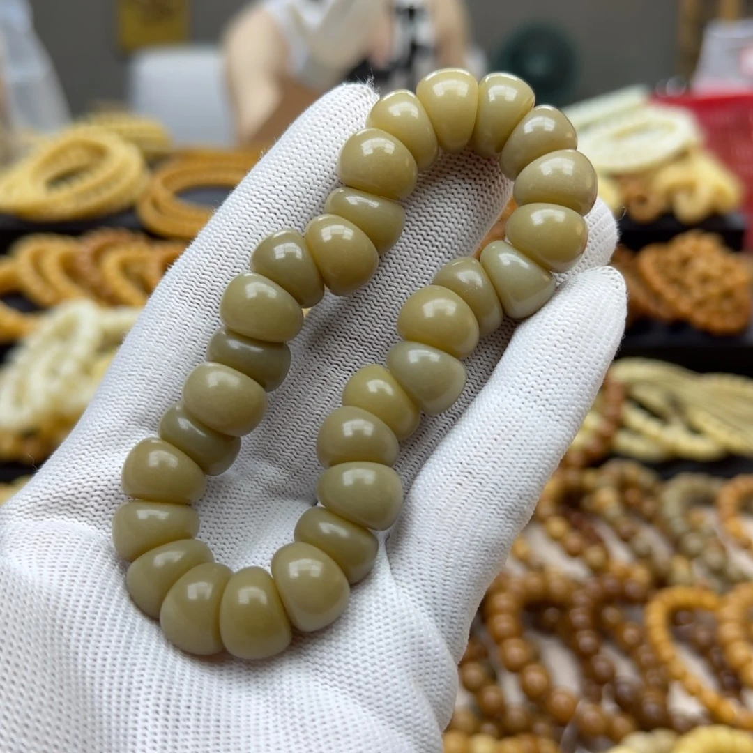 菩提根/象牙果手串13蒜瓣 5年 精工