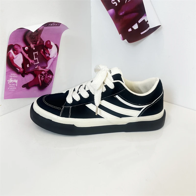 2025新款秋季复古鞋子男款男生帆布鞋休闲百搭板鞋夏季透气小众鞋