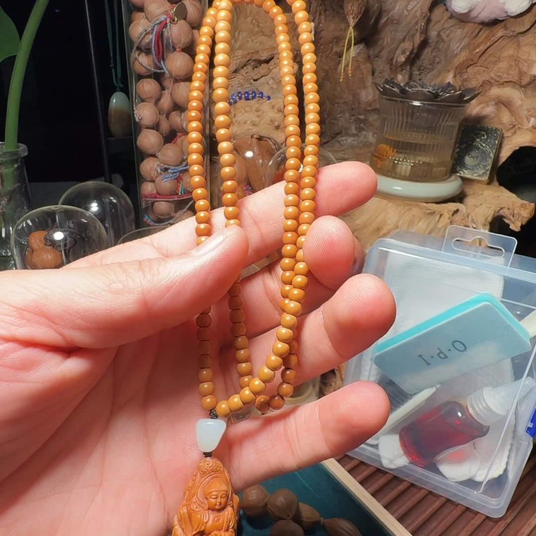 橄榄核手串/手链三面佛单子脖挂