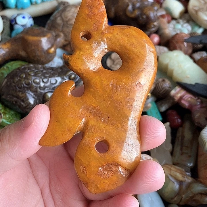 和田玉未镶嵌颈饰6