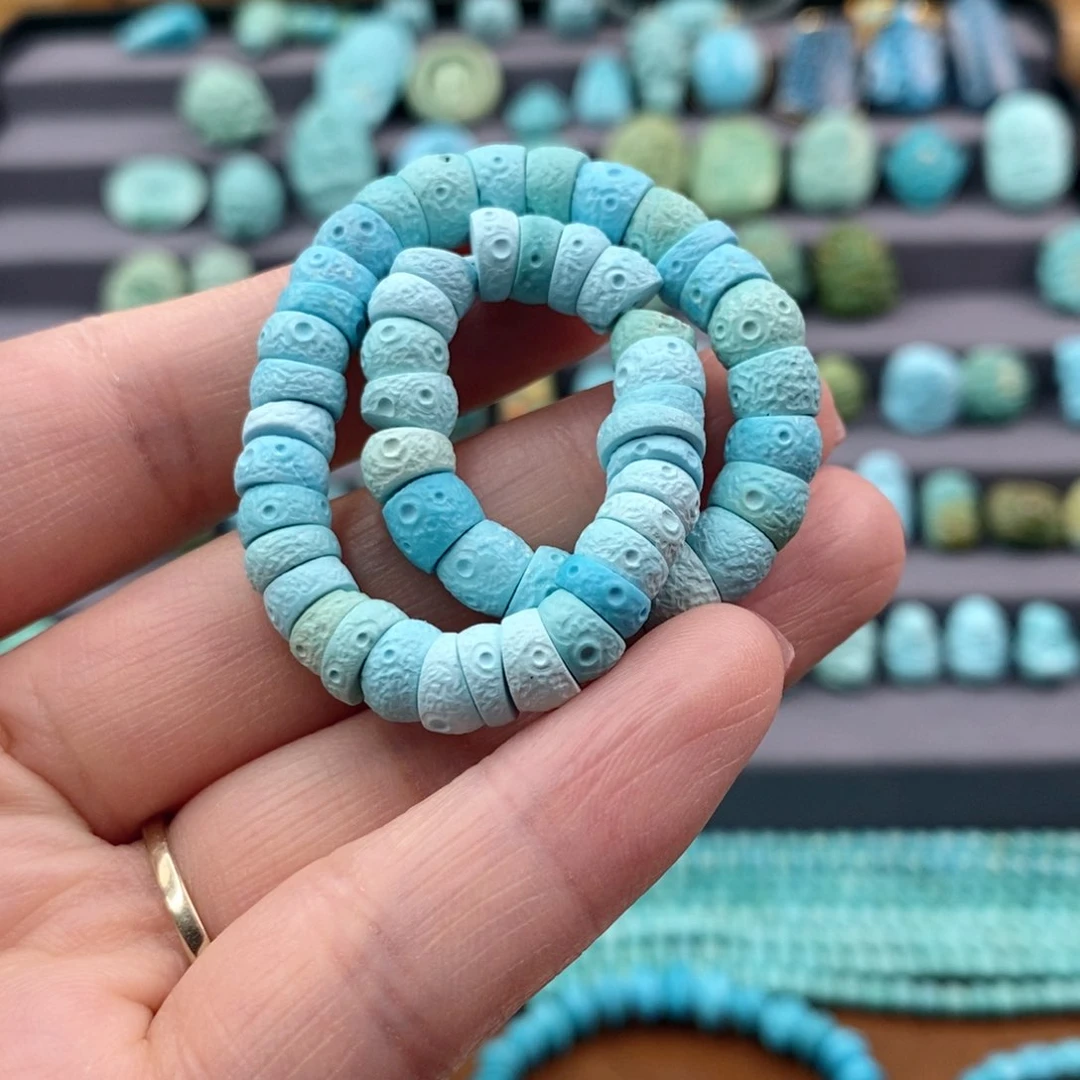 绿松石珠宝奇石未镶嵌