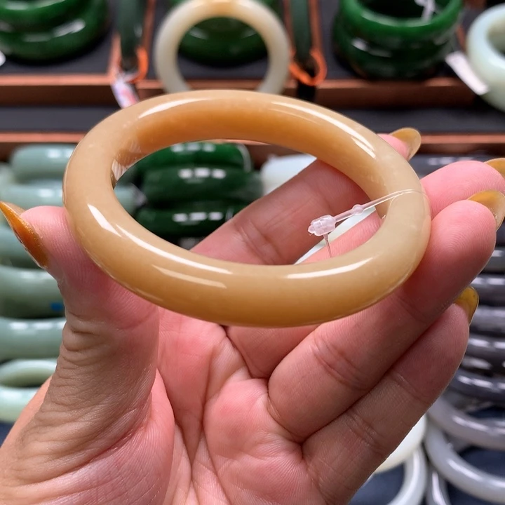 【闪购商品】未镶嵌手镯和田玉（糖玉）