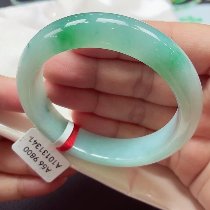 翡翠未镶嵌手镯天然缅甸A货翡翠