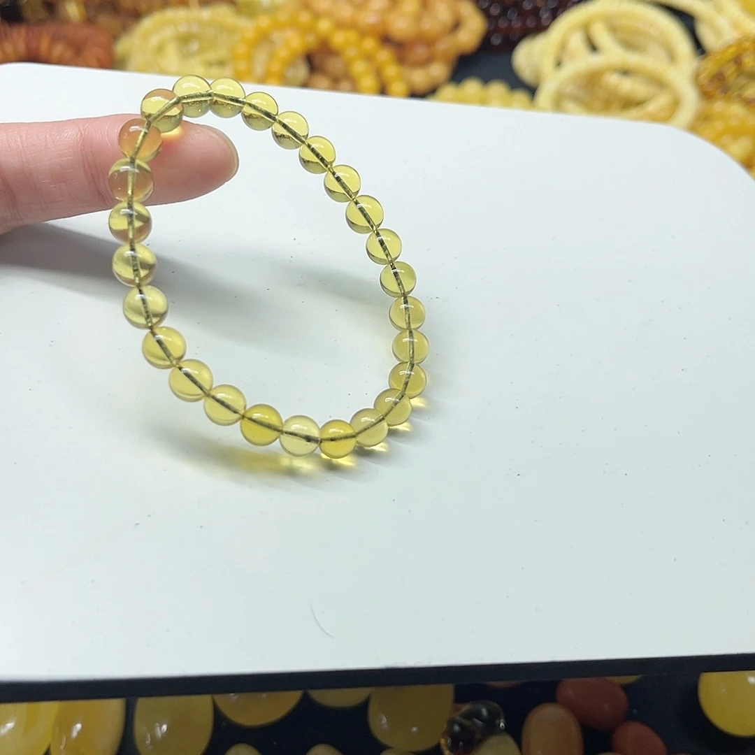 琥珀未镶嵌手串琥珀手串