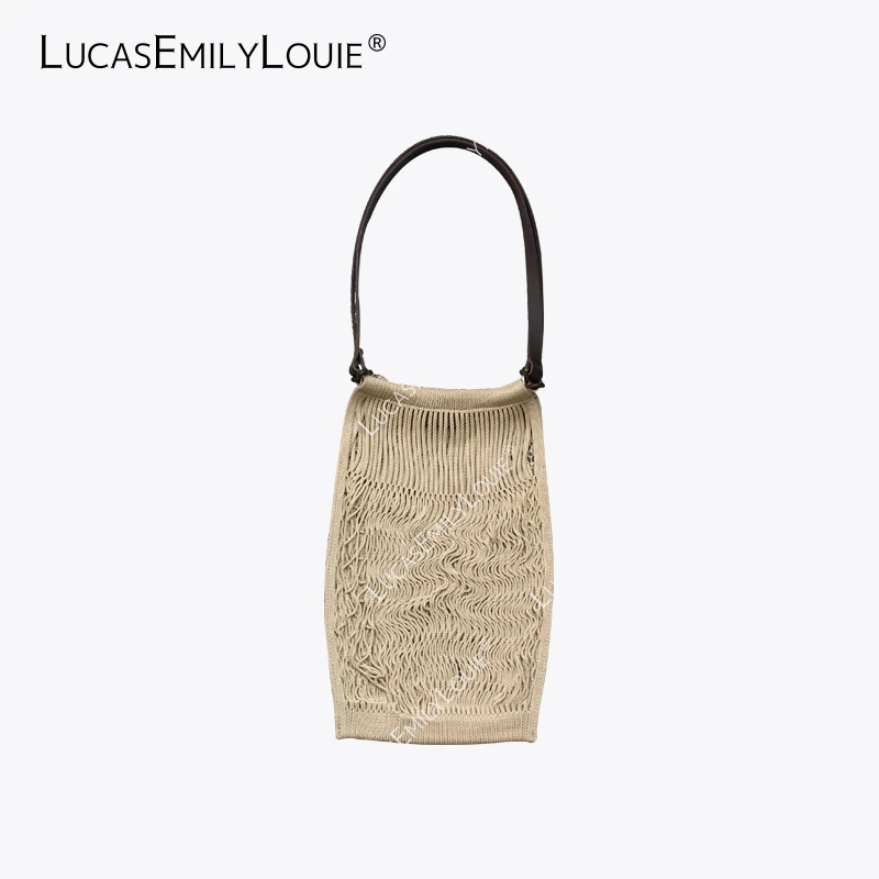 LUCASEMILYLOUIE欢姐0220 小众单肩时尚编织网兜渔网包250033