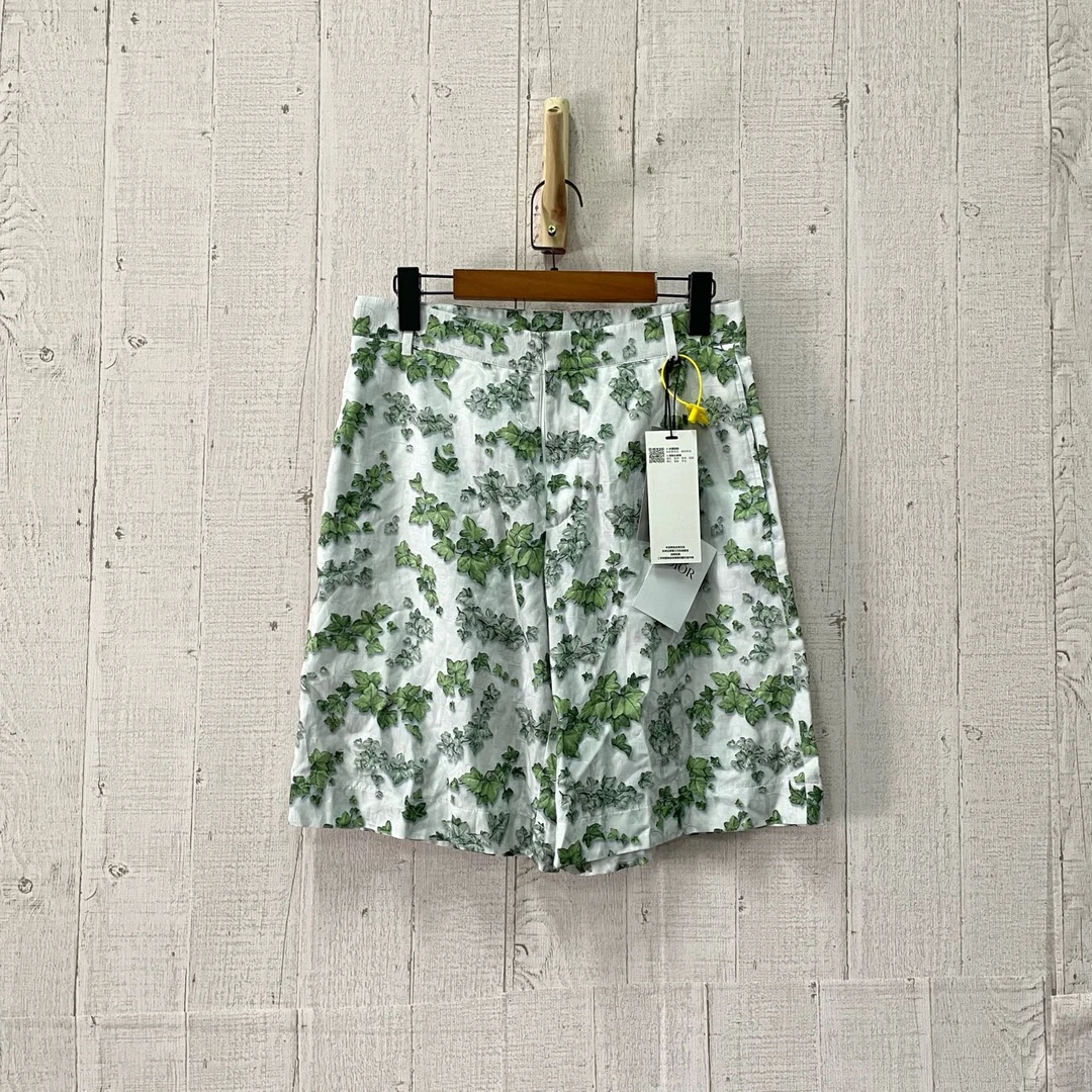 未使用 DIOR/迪奥 720 303088  山茶花短裤 44码