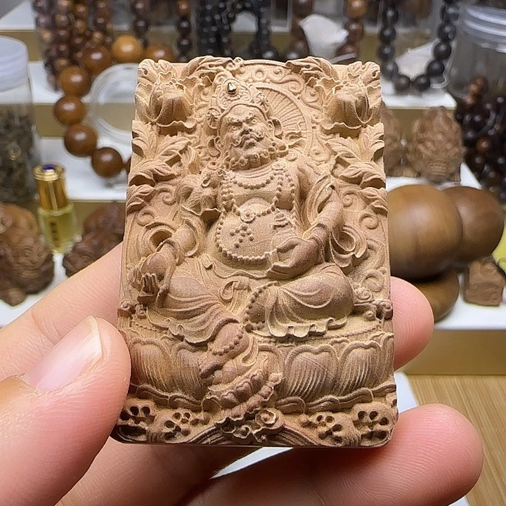 手串/手链檀香木老山檀香黄财神瑕疵