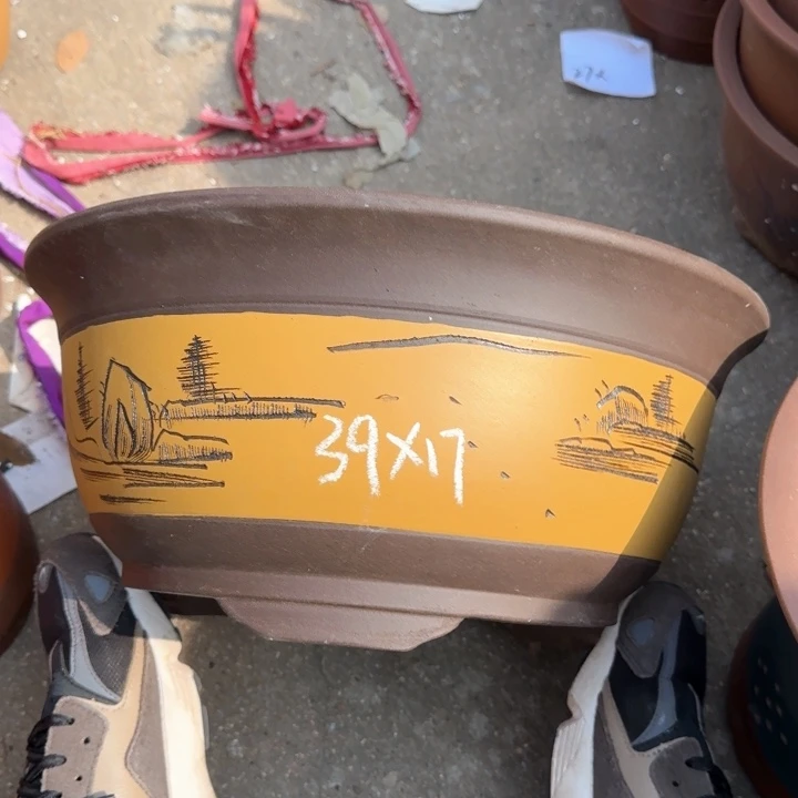 紫砂花盆特价清仓