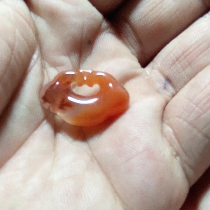 自***然玛瑙/玉髓未镶嵌颈饰