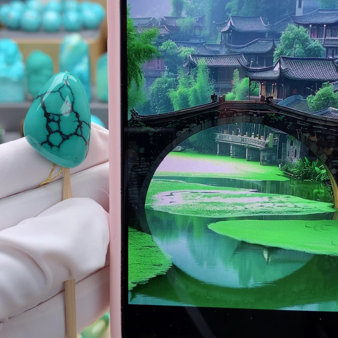 未镶嵌绿松石挂件