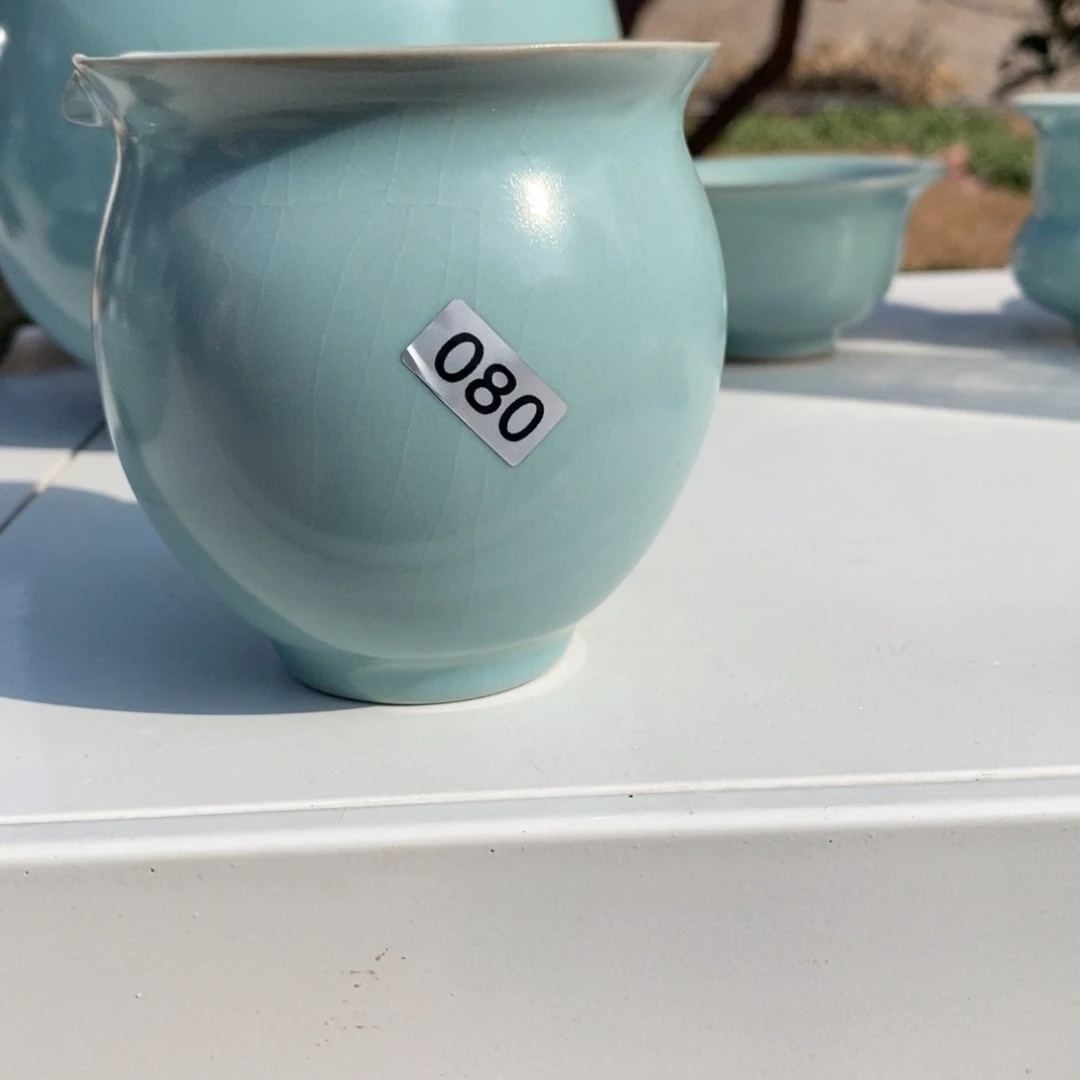 摆件亳**彩抱朴汝瓷仿古微瑕