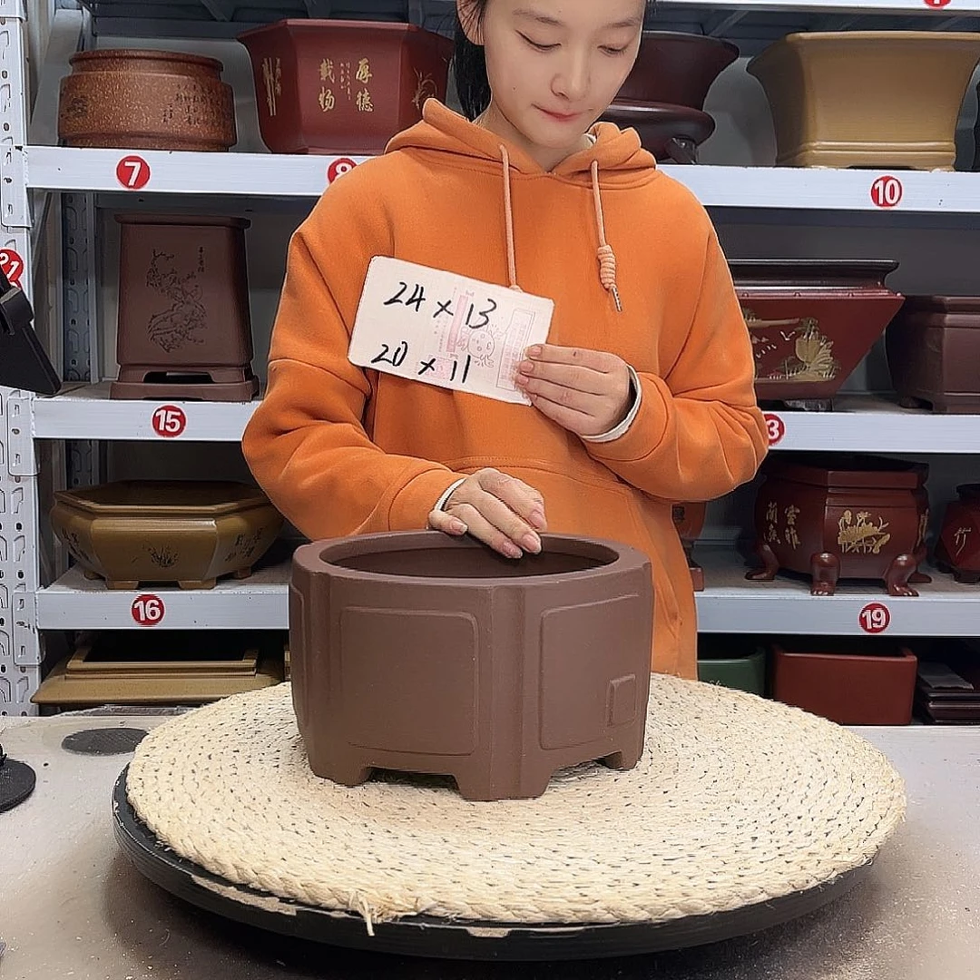 紫砂花盆紫砂花盆