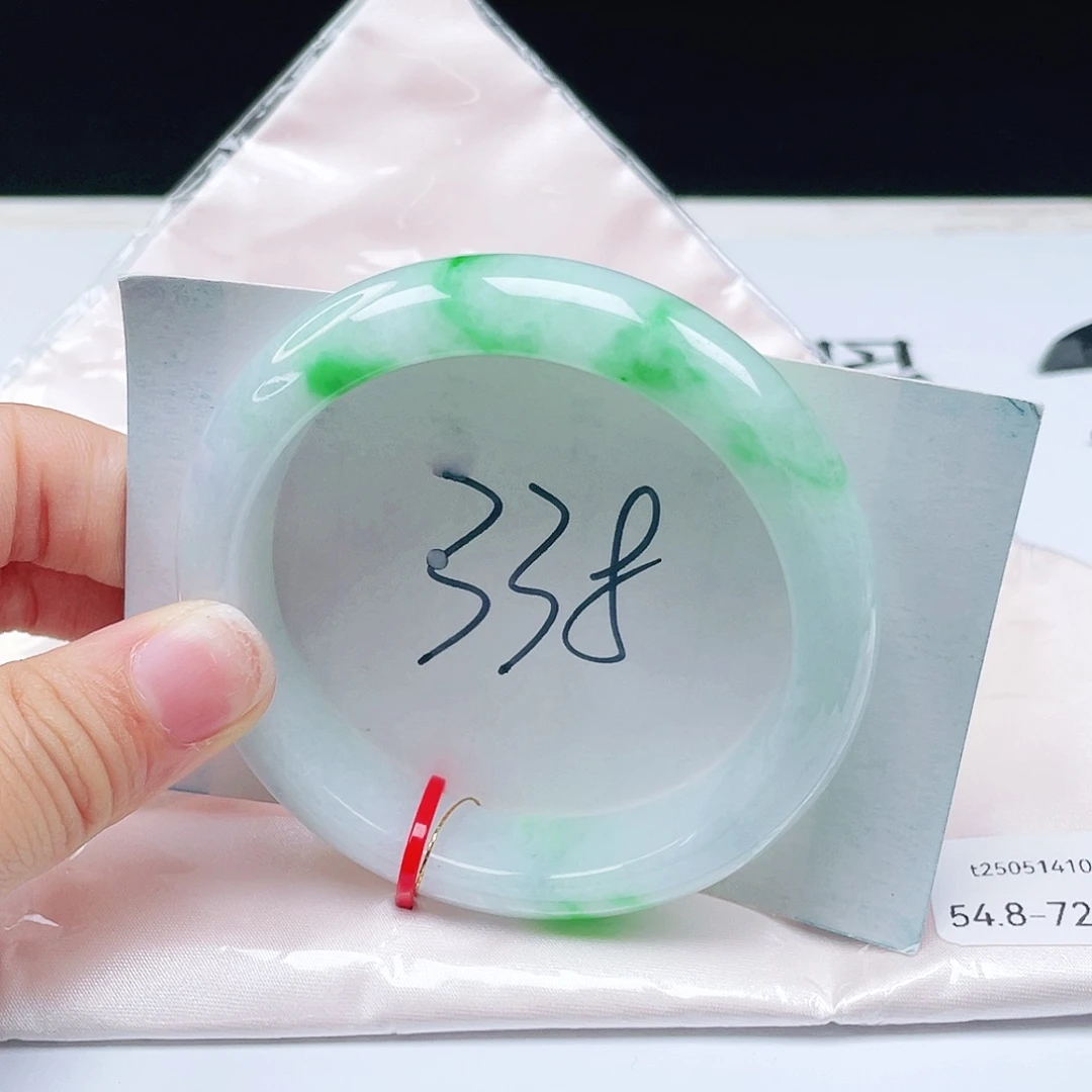 未镶嵌手镯翡翠54+正圈