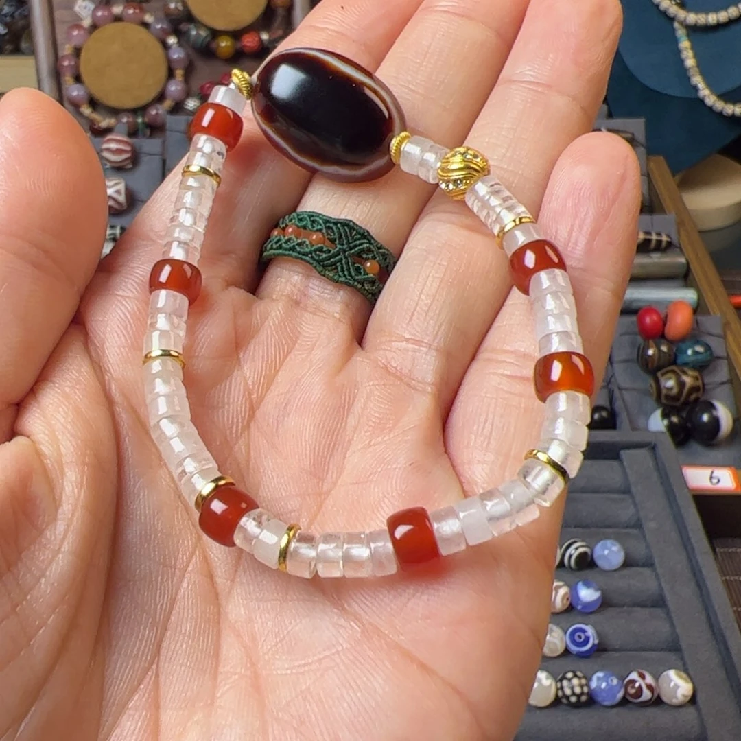 ℳ***༊玛瑙/玉髓单珠未镶嵌