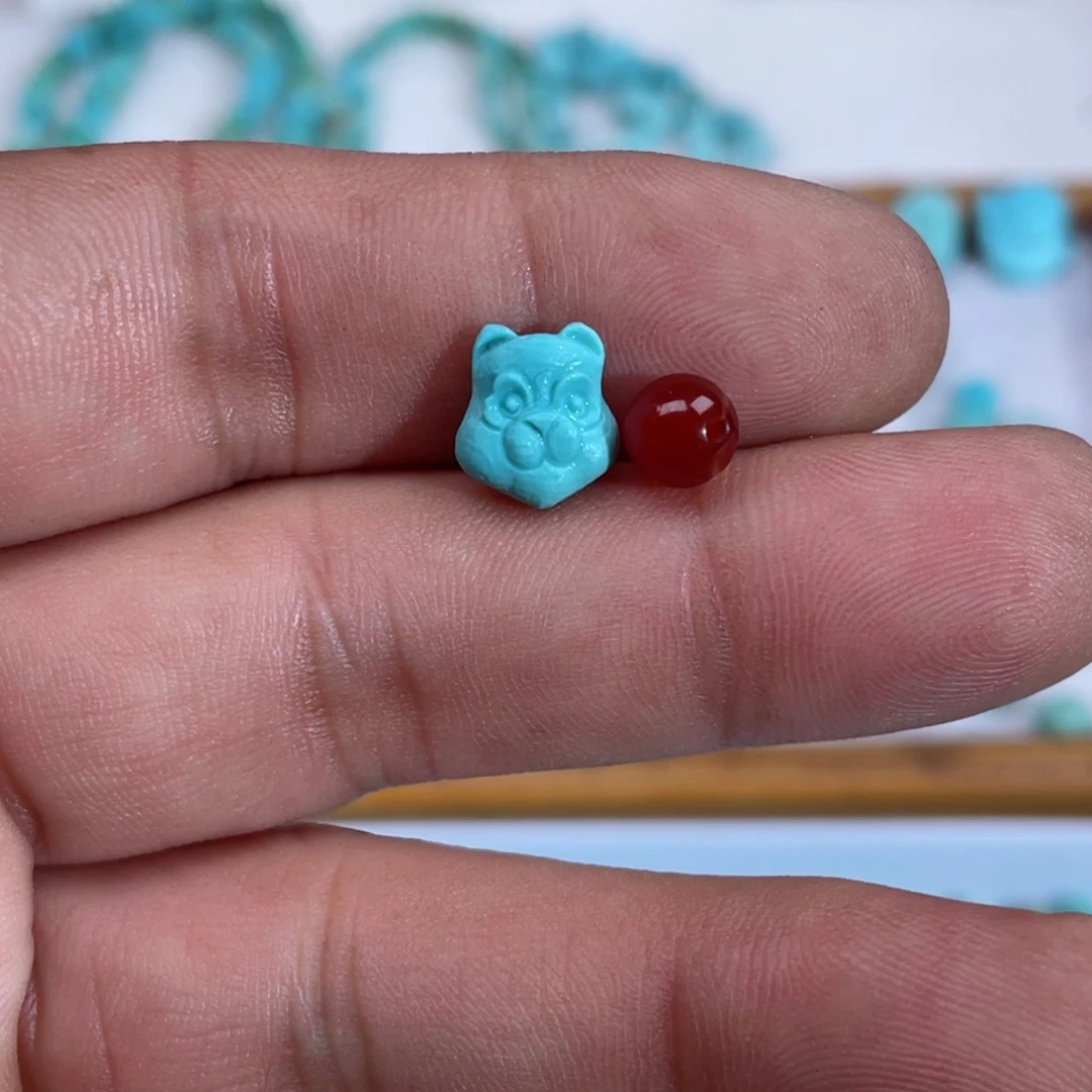 南红玛瑙未镶嵌颈饰325