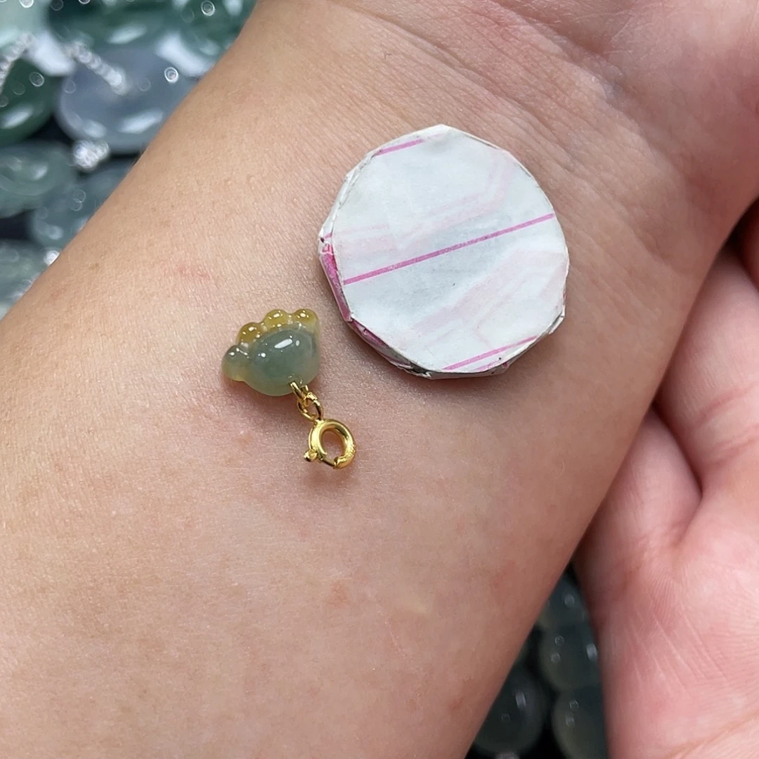 翡翠银S925镶嵌颈饰