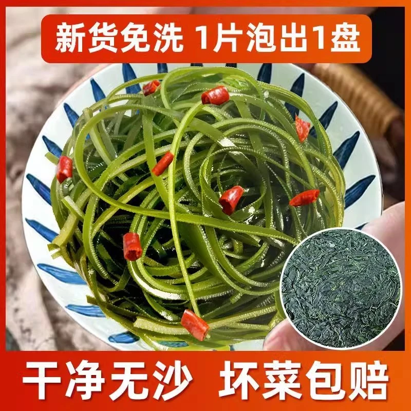 赶海娃压缩海带丝16g烘干海带鲜嫩脆爽无沙免洗独立装营养干货