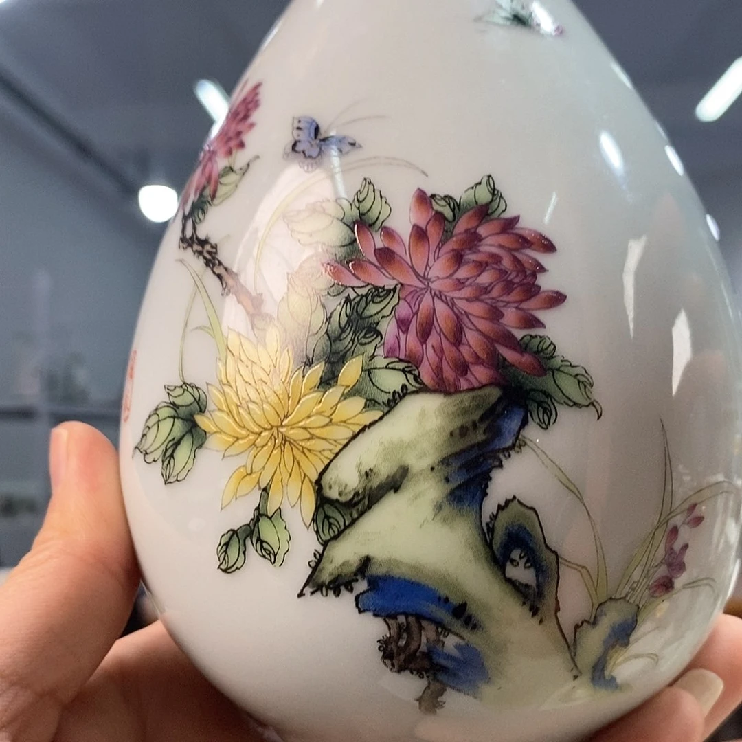 摆件景德镇陶瓷花瓶摆件