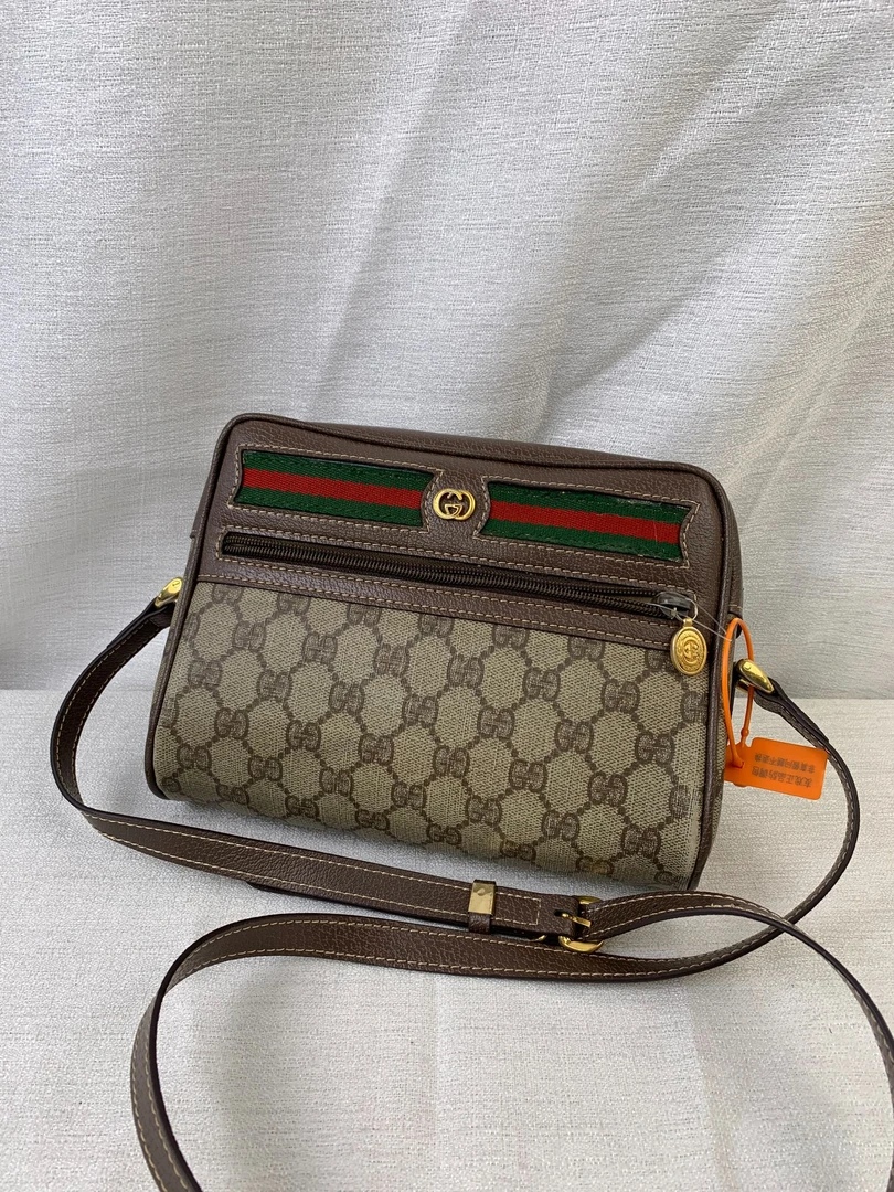 修复品GUCCI/古驰 老花金标相机包/AR10512090/2090