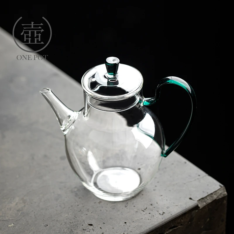 【中国邮政专属链接】玻璃茶壶家用手把煮水蒸茶壶 5202