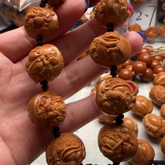 手串橄榄核橄榄雕雕刻工艺品